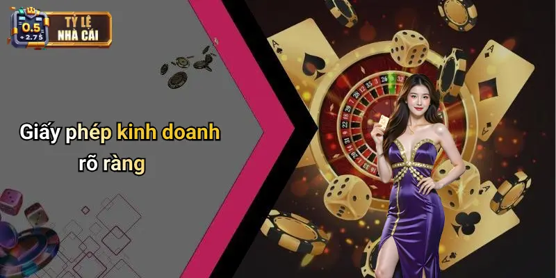 Giấy phép kinh doanh rõ ràng