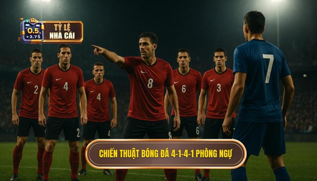 Chiến thuật bóng đá 4-1-4-1 phòng ngự