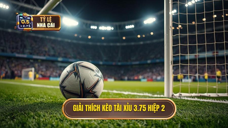 1. Giải thích kèo tài xỉu 3.75 hiệp 2