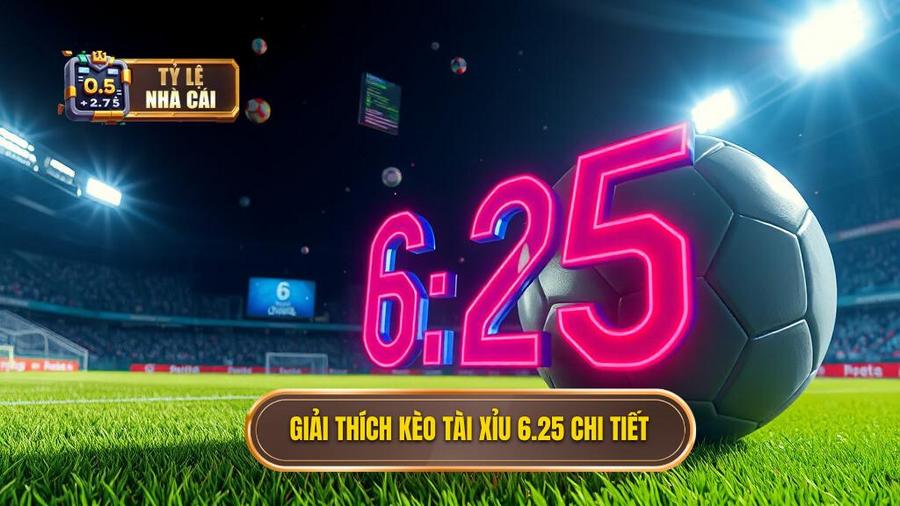 1. Giải thích kèo tài xỉu 6.25 chi tiết