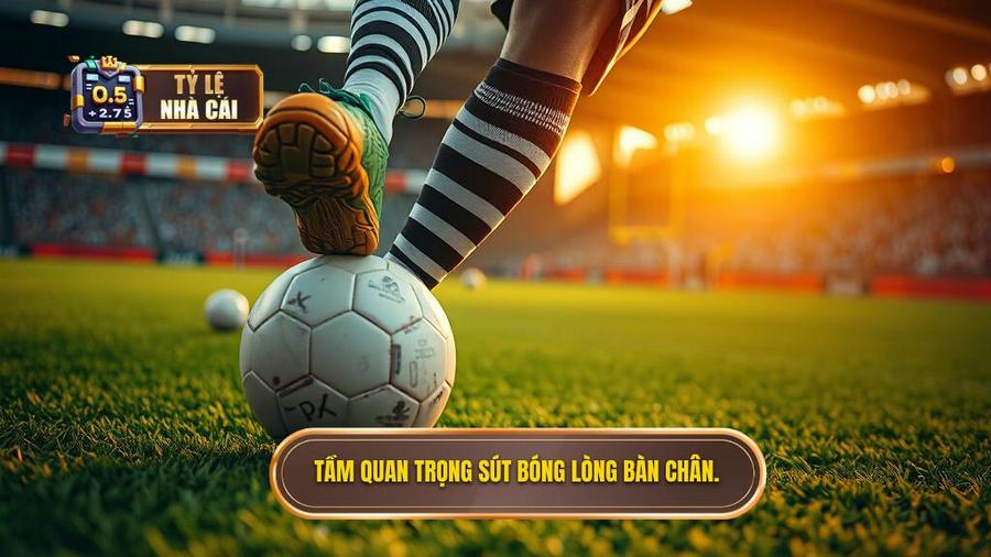 1. Tầm quan trọng sút bóng lòng bàn chân.