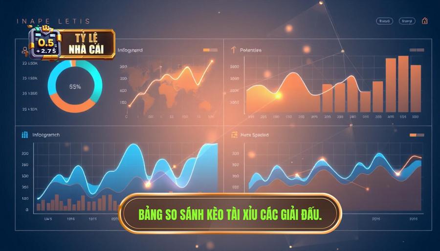 Bảng so sánh đặc điểm kèo tài xỉu theo giải đấu