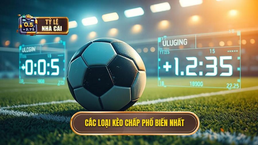 Các loại kèo chấp phổ biến nhất hiện nay
