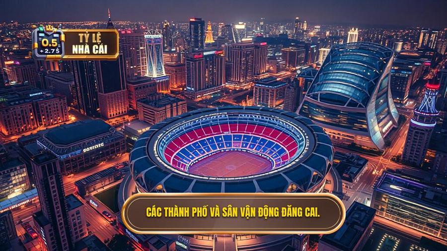 Danh sách các thành phố và sân vận động đăng cai