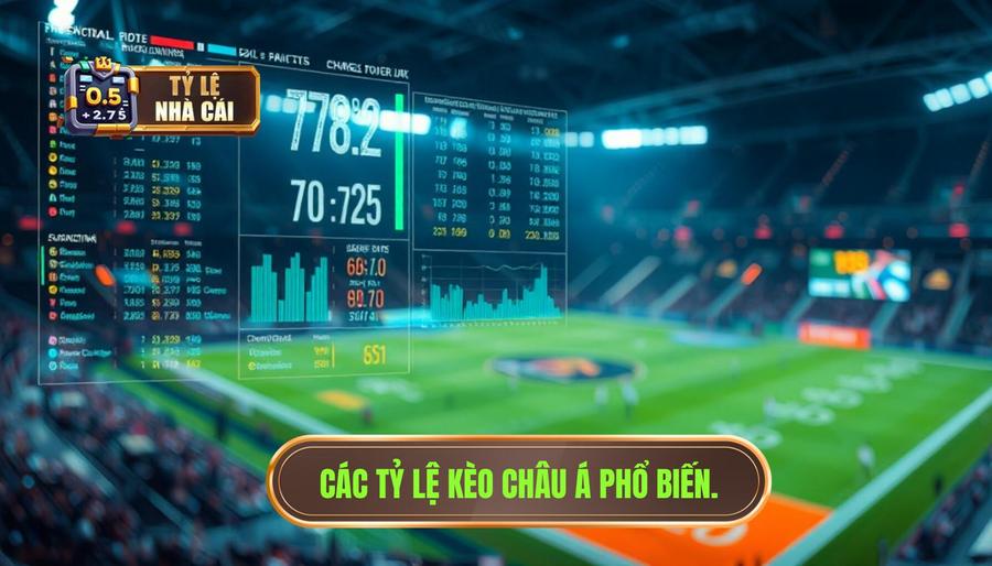 Các loại tỷ lệ phổ biến trong kèo châu Á trận đấu lớn