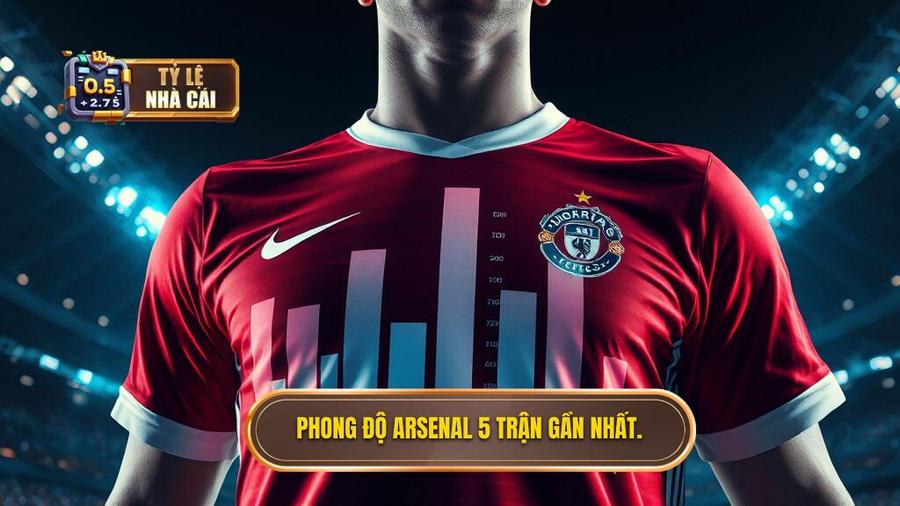 Thống kê phong độ Arsenal trong 5 trận gần nhất