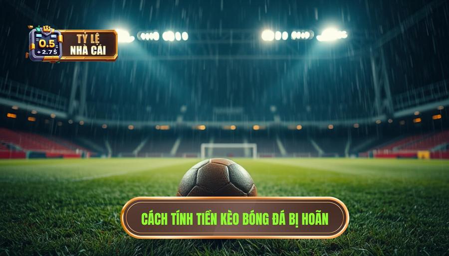 Chi tiết cách tính tiền khi kèo bóng đá bị hoãn cho từng loại kèo