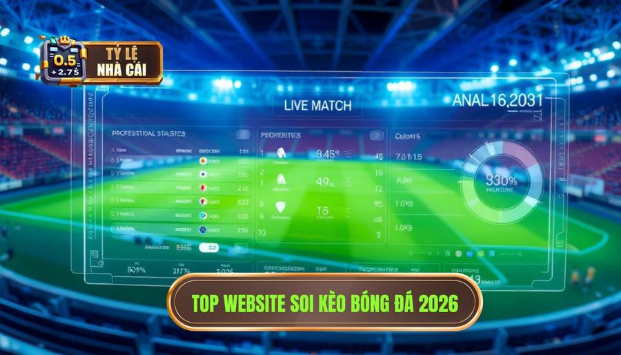 Danh sách Top website soi kèo bóng đá uy tín nhất 2026
