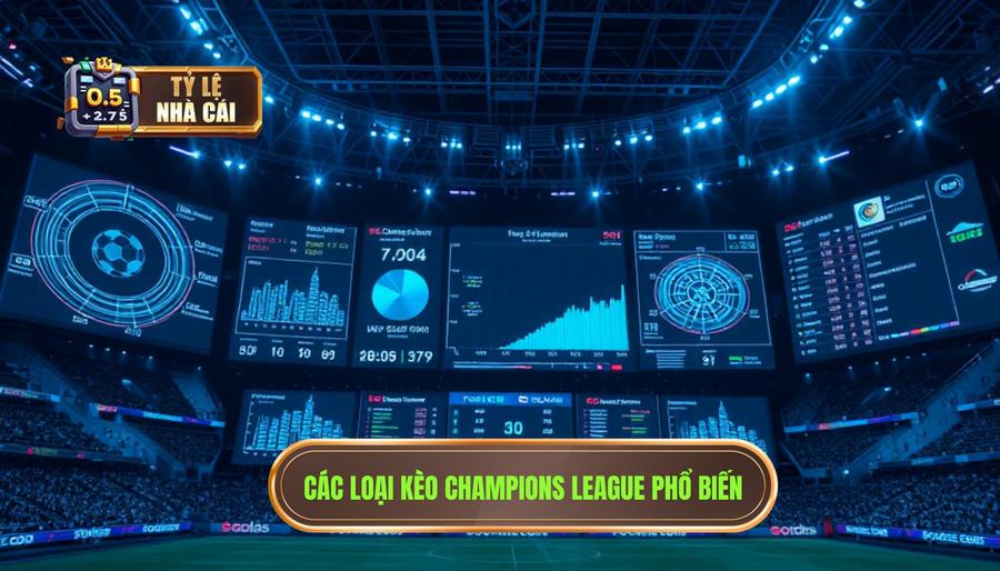Bảng tổng hợp các loại kèo phổ biến tại Champions League