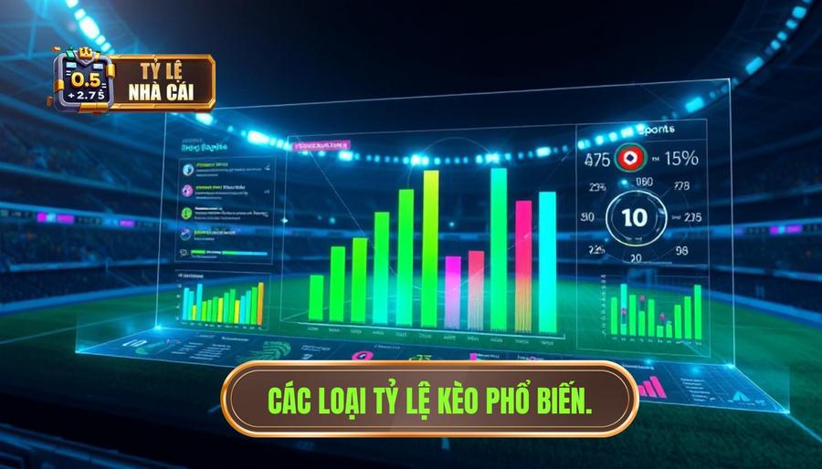 Các loại tỷ lệ kèo phổ biến cần tra cứu