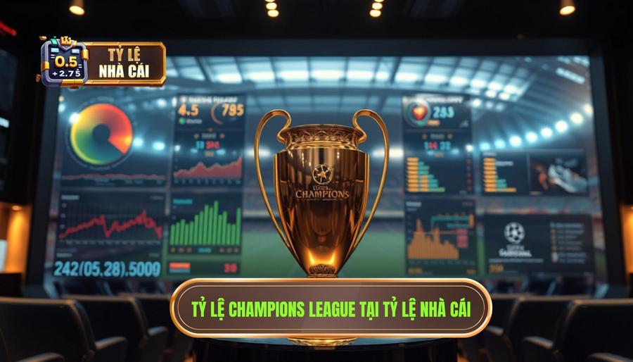 Tỷ lệ nhà cái Champions League mới nhất: Cẩm nang soi kèo Cúp C1 đỉnh cao